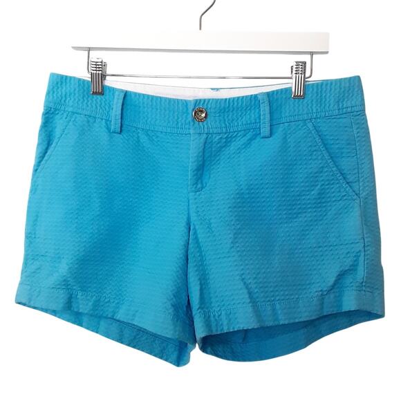 Lilly Pulitzer Callahan Shorts Jacquard Nautical Blue Women 8 Sailor Board Short - Picture 1 of 12